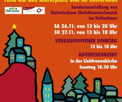 Weihnachtsmarkt Oberwesel Plakat - Foto: Stadtmanagement Oberwesel