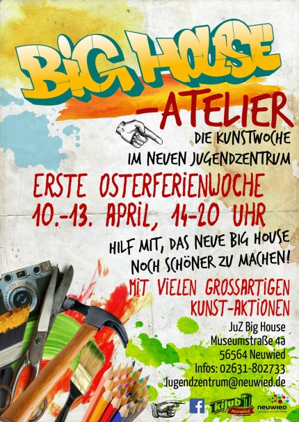 Big House Atelier Flyer mit FB