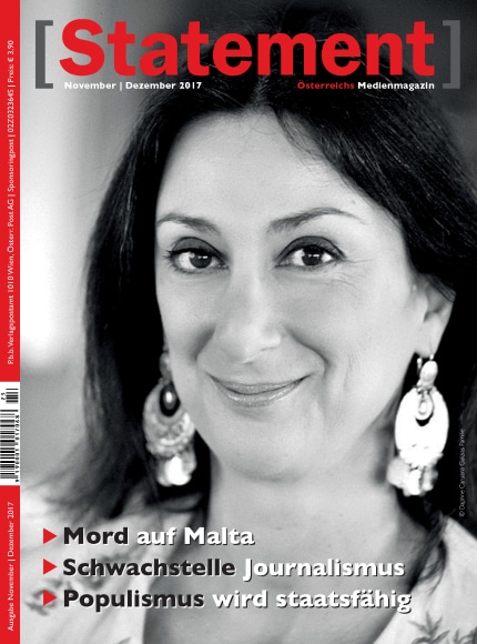 Mord auf Malta - Das neue [Statement], Ausgabe November/Dezember 2017 ist da!