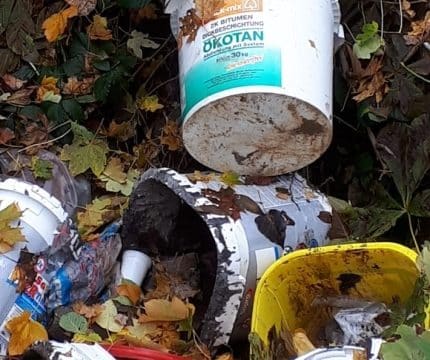 illegale Abfallentsorgung Oberehe-Stroheich