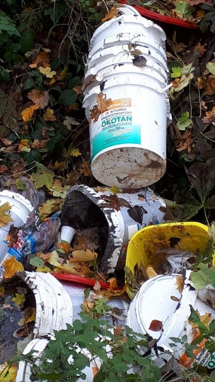 illegale Abfallentsorgung Oberehe-Stroheich