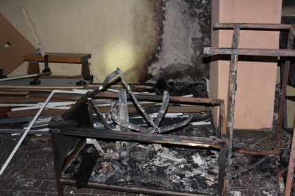 Feuer im Pflegezentrum