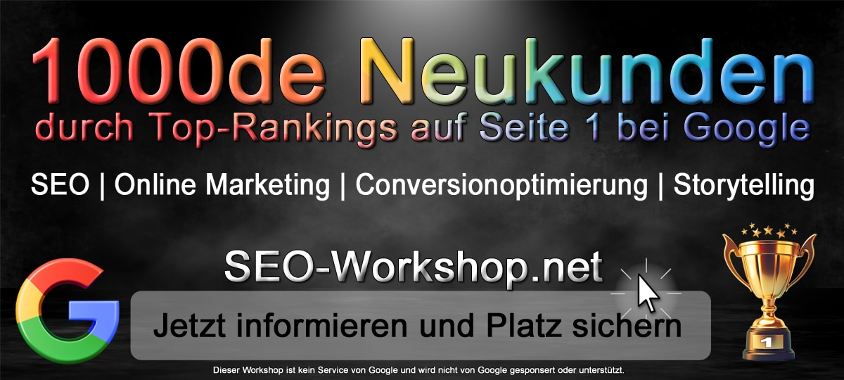 Banner SEO Workshop