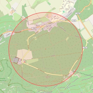Weltkriegsbombe in Aulhausen Evakuierung Radius