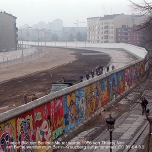 Berliner Mauer-Tag der Deutschen Einheit-Mauerfall