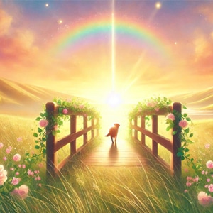 Virtueller Tierfriedhof - Max' letzte Reise über die Regenbogenbrücke