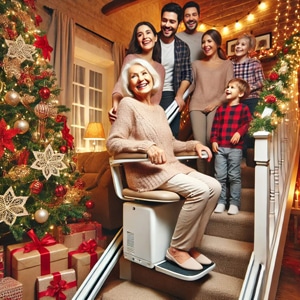 Der Treppenlift als Weihnachtswunder - Gertruds Weg zurück zur Unabhängigkeit