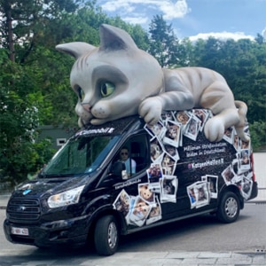 Catmobil startet in Deutschland - Deutscher Tierschutzbund macht Katzenleid sichtbar