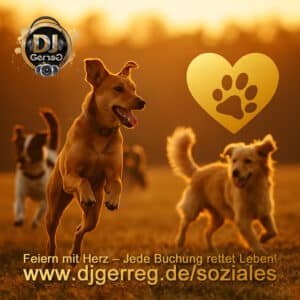 Feiern mit Herz - Jede Buchung rettet Leben