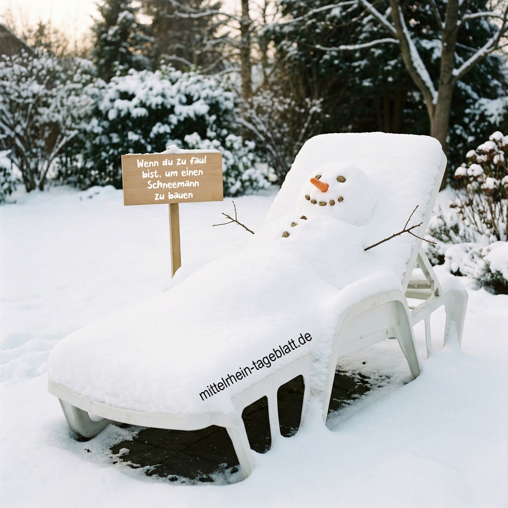 Schneemann bauen für Faule - Wenn du zu faul bist einen Schneemann zu bauen