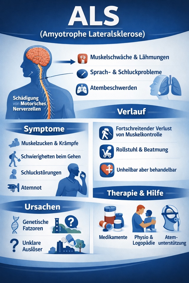 Sara Bennett an ALS Krankheit verstorben - Symptome - Verlauf und Behandlung als Übersicht