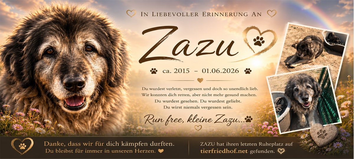 Zazu R.I.P. 01.06.2026 Banner 1200x540