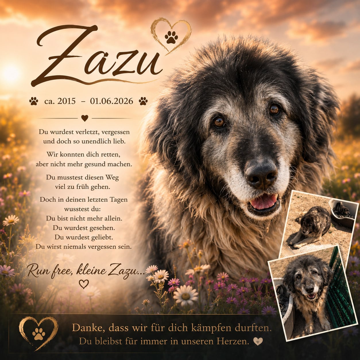 Zazu & Tierschutz zwischen Hoffnung und Herzschmerz