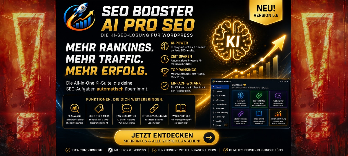 SEO Booster AI PRO SEO Banner