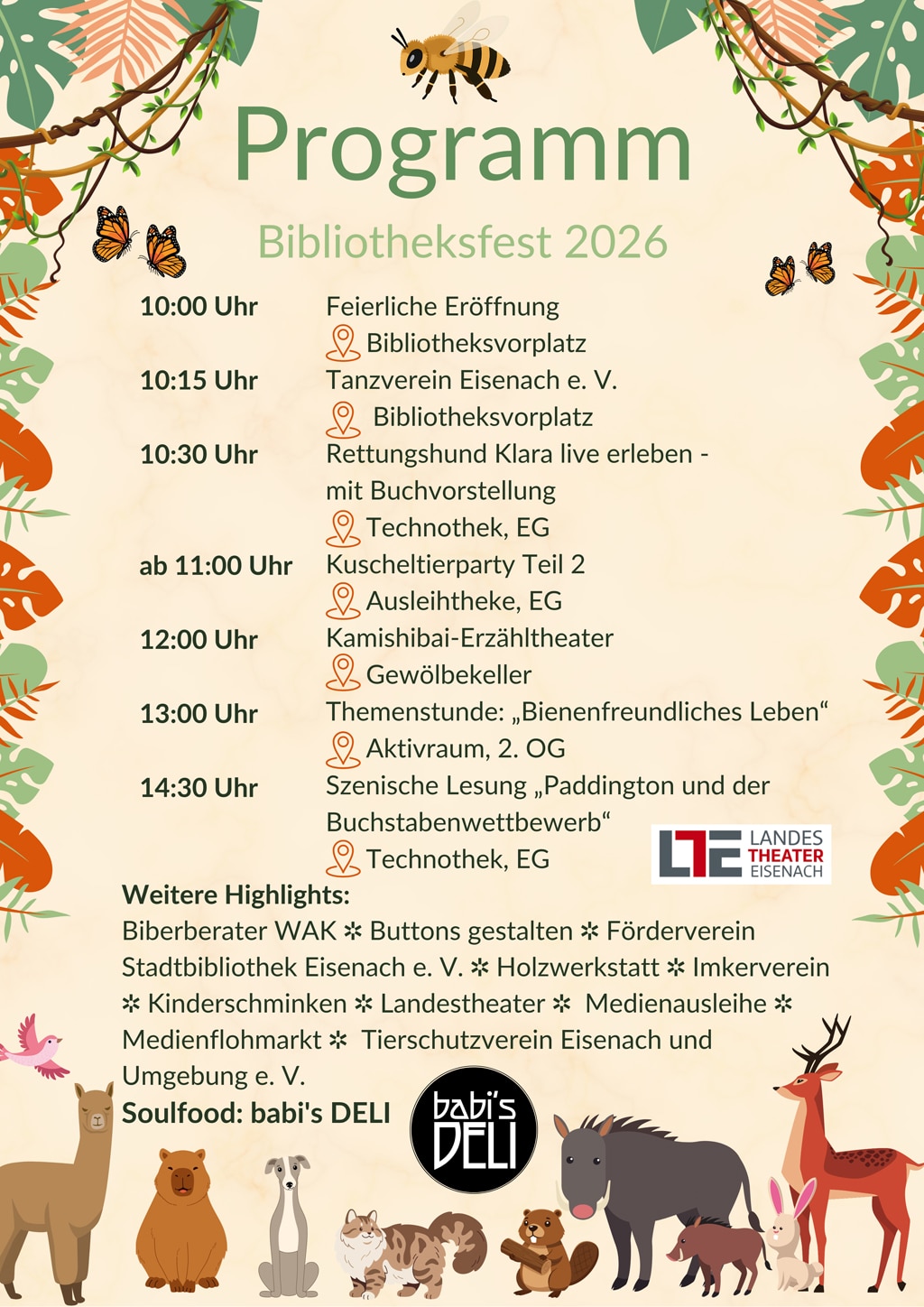 Bibliotheksfest 2026 Eisenach
