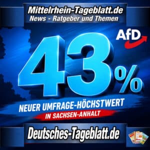 Mittelrhein-Tageblatt-Deutsches-Tageblatt-News-Nachrichten-Aktuell-AfD-Umfrage-Landtagswahl-Sachsen-Anhalt