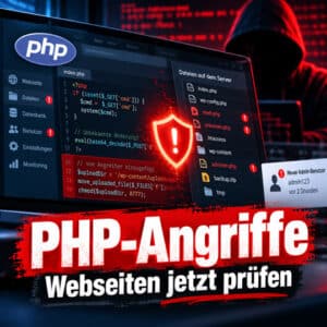 PHP-Sicherheitslücken 2026 - PHP-Angriffe - Webseiten jetzt prüfen